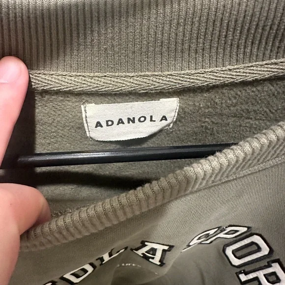 Adanola Sport Women's Olive Green Sweatshirt - Picture 6 of 7